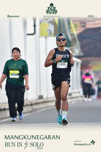 Race photo from Mangkunegaran Run 2024
