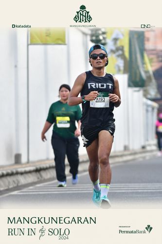 Race photo from Mangkunegaran Run 2024