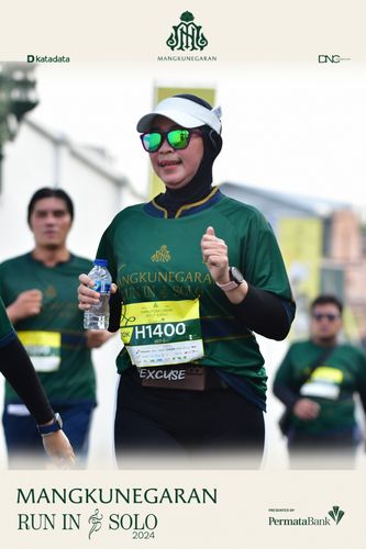 Race photo from Mangkunegaran Run 2024