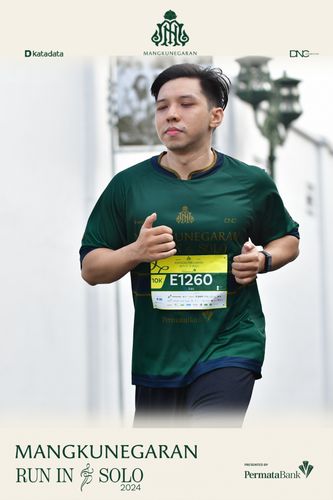 Race photo from Mangkunegaran Run 2024