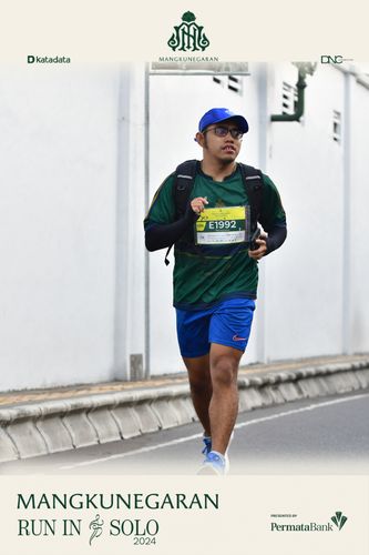 Race photo from Mangkunegaran Run 2024