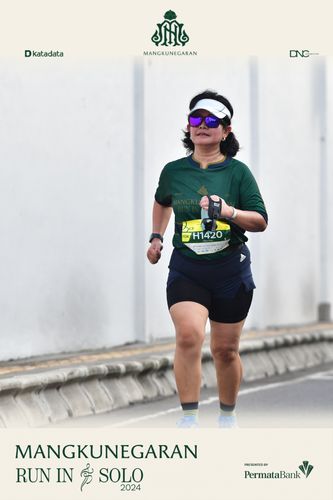 Race photo from Mangkunegaran Run 2024