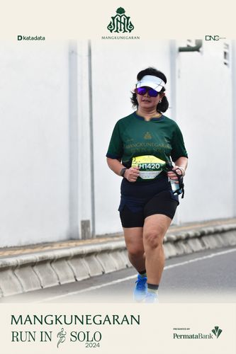 Race photo from Mangkunegaran Run 2024
