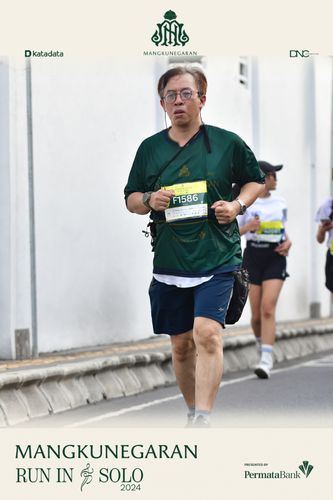Race photo from Mangkunegaran Run 2024