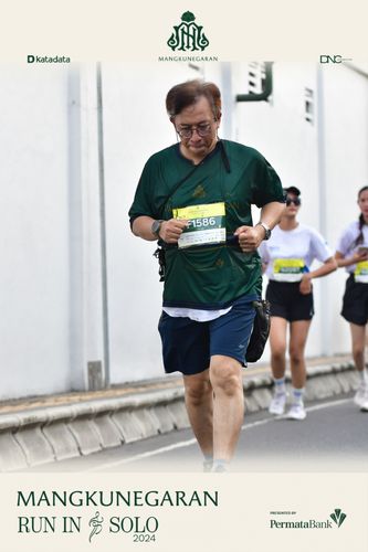 Race photo from Mangkunegaran Run 2024