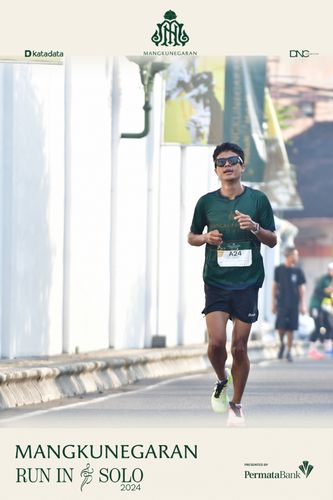 Race photo from Mangkunegaran Run 2024