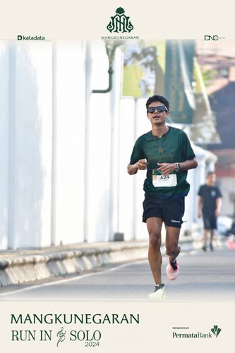 Race photo from Mangkunegaran Run 2024