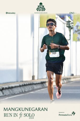 Race photo from Mangkunegaran Run 2024