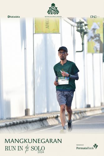 Race photo from Mangkunegaran Run 2024