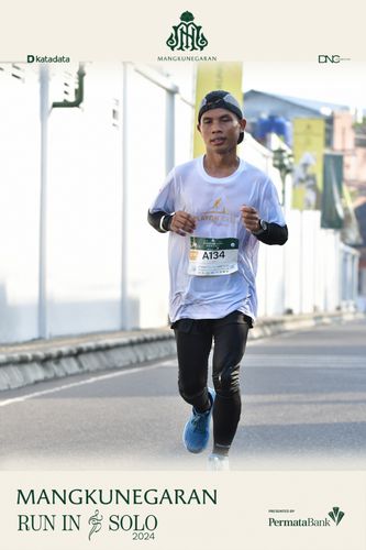 Race photo from Mangkunegaran Run 2024