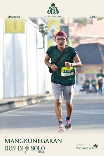 Race photo from Mangkunegaran Run 2024