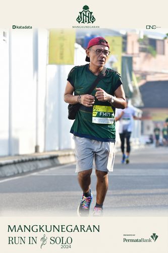 Race photo from Mangkunegaran Run 2024