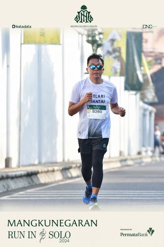 Race photo from Mangkunegaran Run 2024