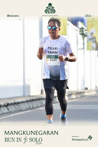 Race photo from Mangkunegaran Run 2024