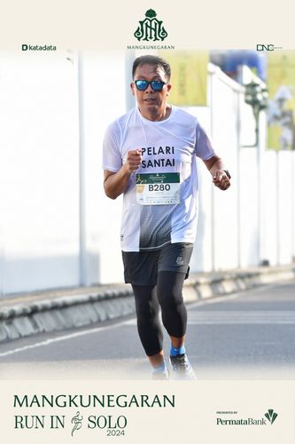 Race photo from Mangkunegaran Run 2024