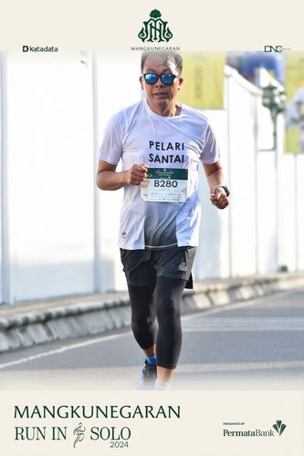Race photo from Mangkunegaran Run 2024
