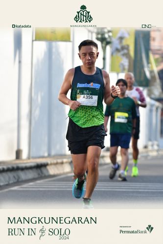 Race photo from Mangkunegaran Run 2024