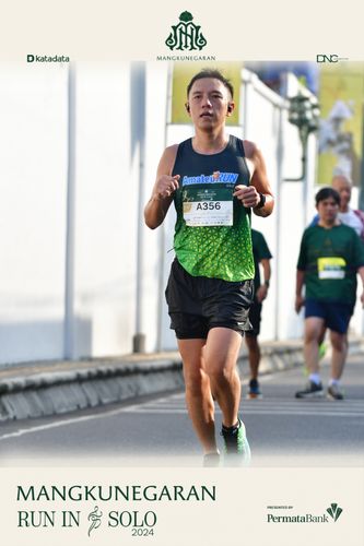 Race photo from Mangkunegaran Run 2024