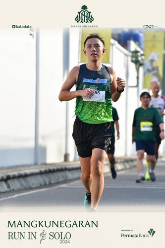Race photo from Mangkunegaran Run 2024