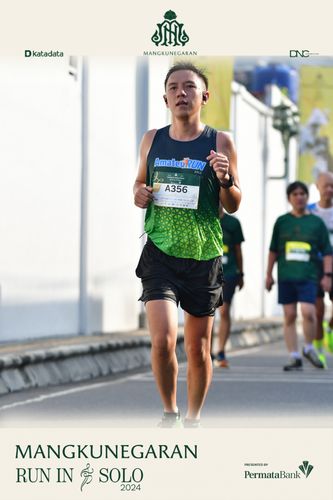 Race photo from Mangkunegaran Run 2024