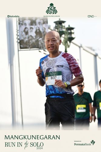 Race photo from Mangkunegaran Run 2024