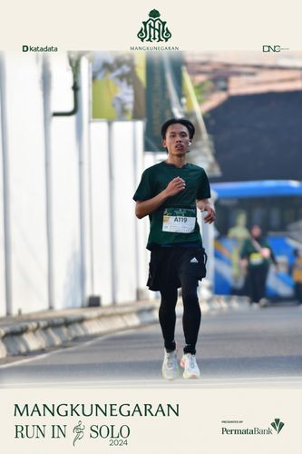 Race photo from Mangkunegaran Run 2024