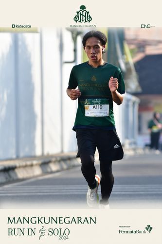 Race photo from Mangkunegaran Run 2024