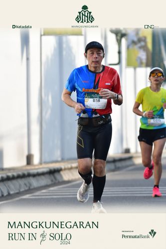 Race photo from Mangkunegaran Run 2024