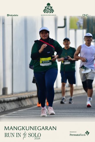 Race photo from Mangkunegaran Run 2024