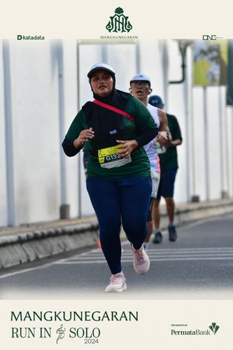 Race photo from Mangkunegaran Run 2024