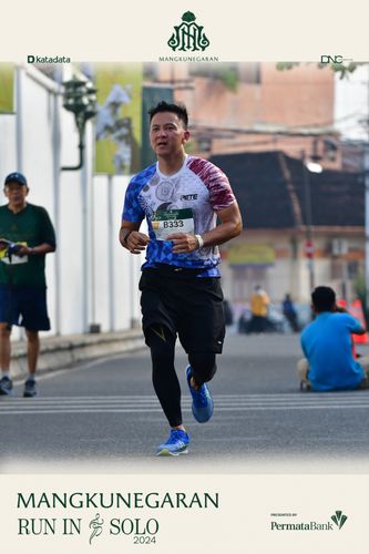 Race photo from Mangkunegaran Run 2024