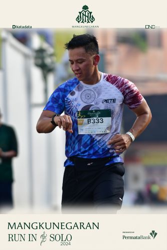 Race photo from Mangkunegaran Run 2024