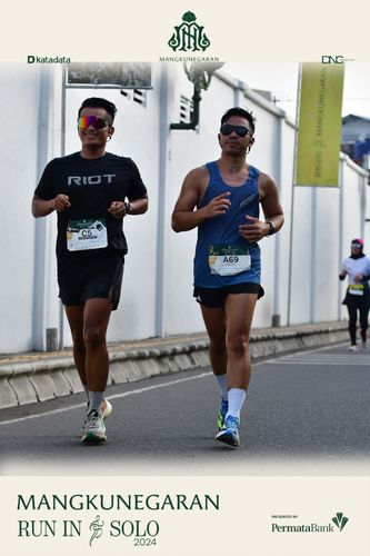 Race photo from Mangkunegaran Run 2024
