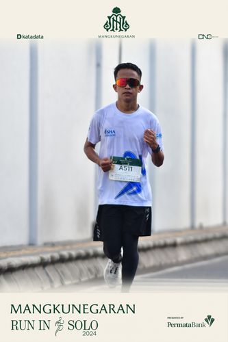 Race photo from Mangkunegaran Run 2024