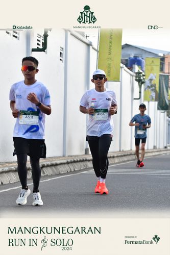 Race photo from Mangkunegaran Run 2024