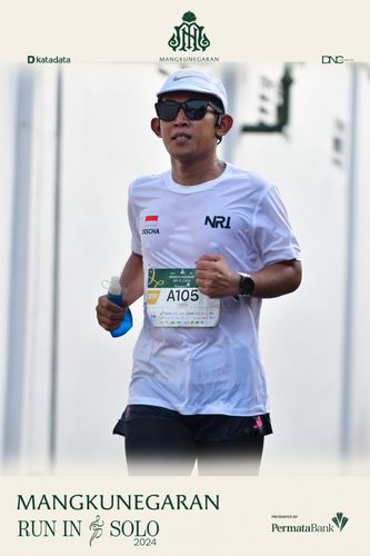 Race photo from Mangkunegaran Run 2024