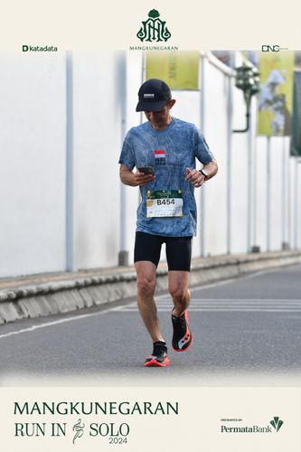 Race photo from Mangkunegaran Run 2024