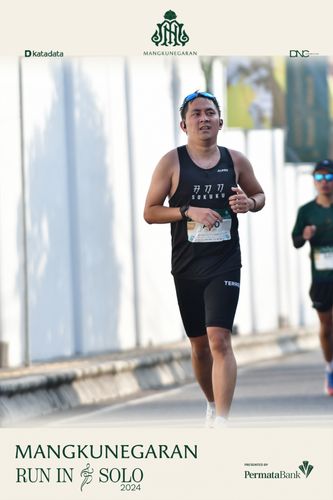 Race photo from Mangkunegaran Run 2024