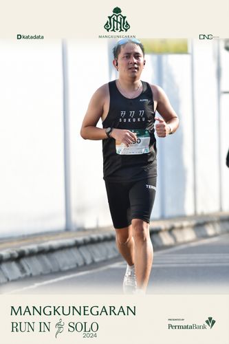 Race photo from Mangkunegaran Run 2024