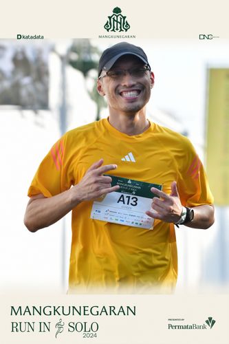 Race photo from Mangkunegaran Run 2024