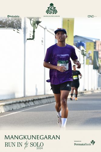 Race photo from Mangkunegaran Run 2024