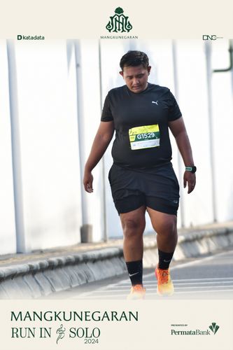 Race photo from Mangkunegaran Run 2024