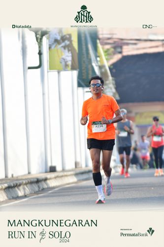Race photo from Mangkunegaran Run 2024