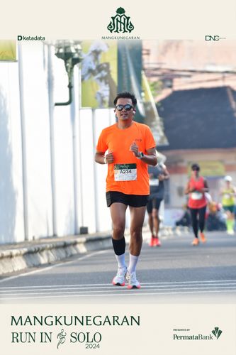 Race photo from Mangkunegaran Run 2024