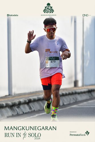 Race photo from Mangkunegaran Run 2024