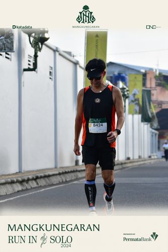 Race photo from Mangkunegaran Run 2024