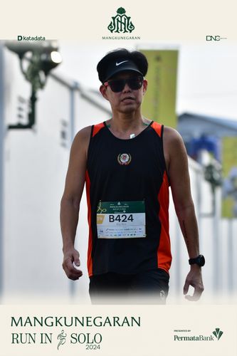 Race photo from Mangkunegaran Run 2024