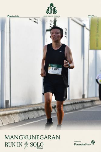 Race photo from Mangkunegaran Run 2024
