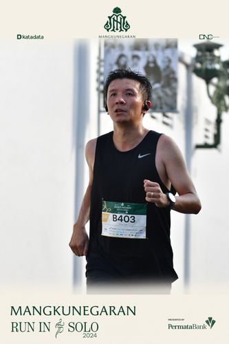 Race photo from Mangkunegaran Run 2024