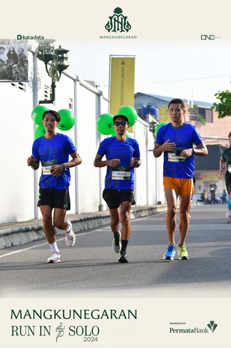 Race photo from Mangkunegaran Run 2024